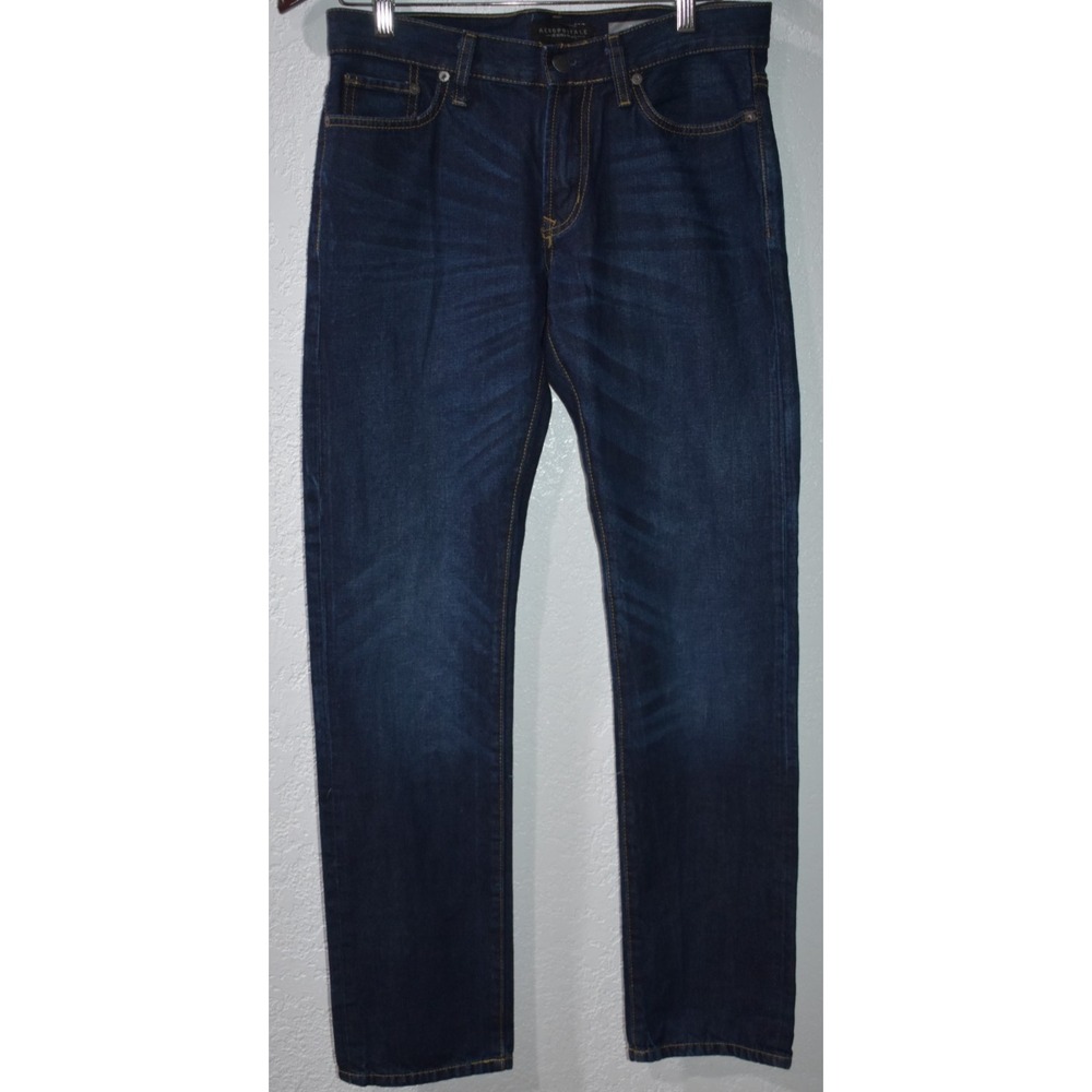 Aeropostale Jeans Men 29x32 Slim Straight Blue Denim Med Wash Actual Inseam‎ 31
